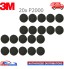 3M 150MM 6" P2000 GRIT HOOK N LOOP FOAM FINE FINISHING DISCS PAD